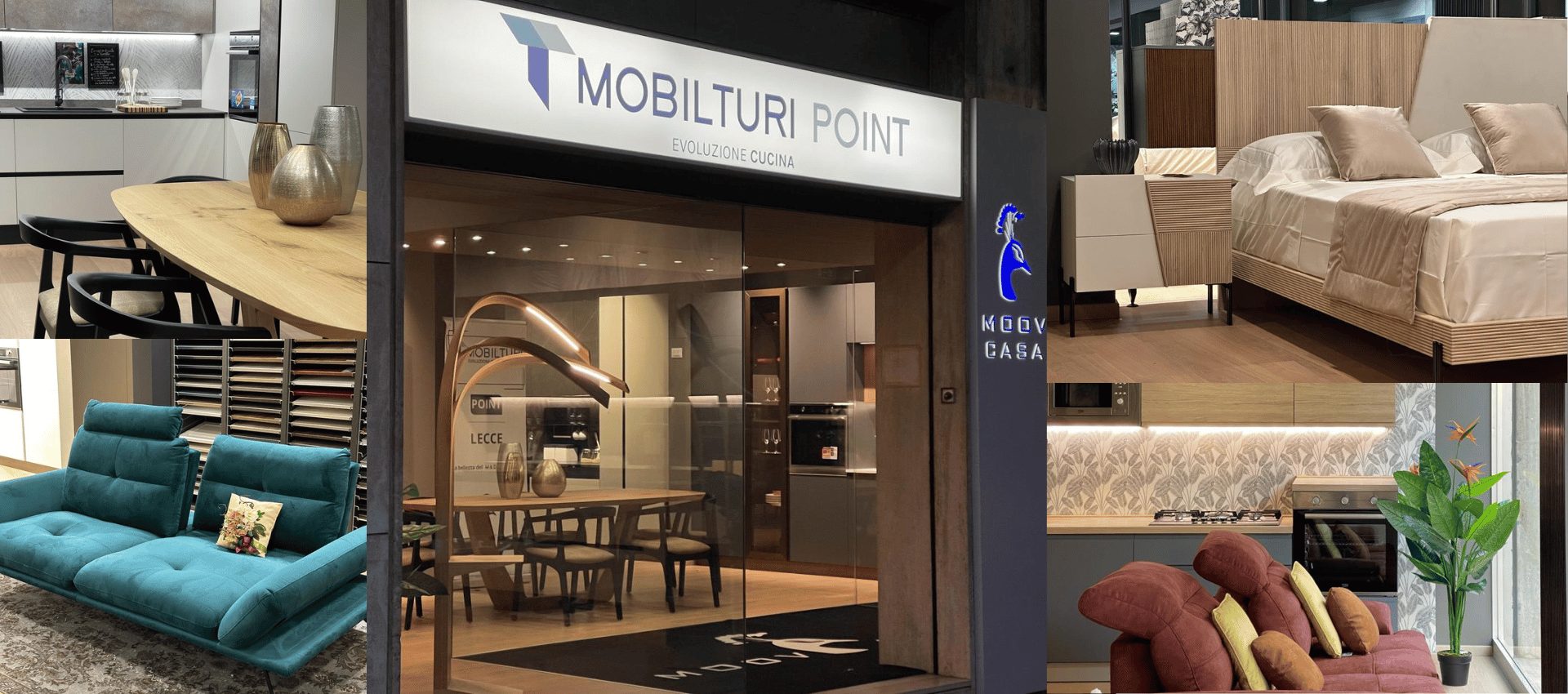 Cucine, divani e camere nello showroom Moov Casa